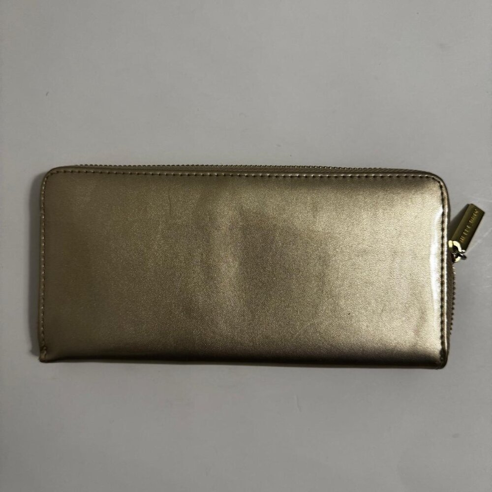 Anne Klein Long Gold Shimmer And Shine Wallet - Picture 3 of 6